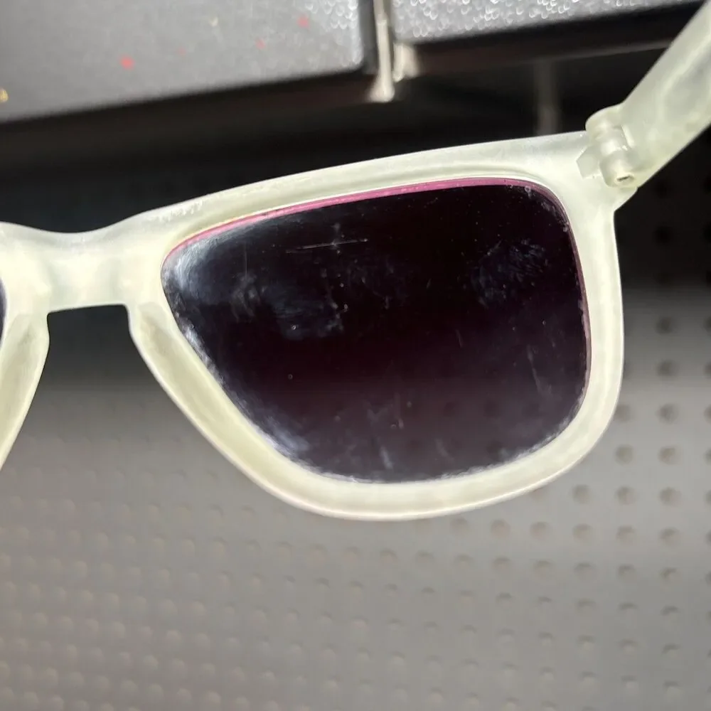 Goodr OG Sunglasses We Are SHOCKED Silver Gray Running No Slip Square Polarized